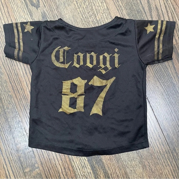 COOGI kids black baseball jersey style top size 24M - Picture 2 of 3